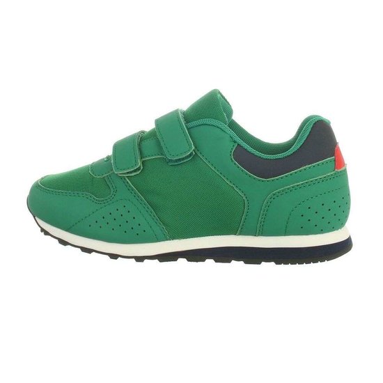 Leuke groene kinder sneaker Ben.