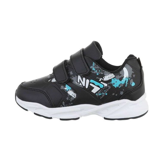 Hippe zwarte kinder sneaker Daan SOLD OUT
