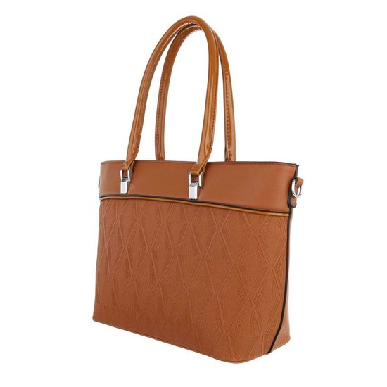 Classy camel schopperbag.