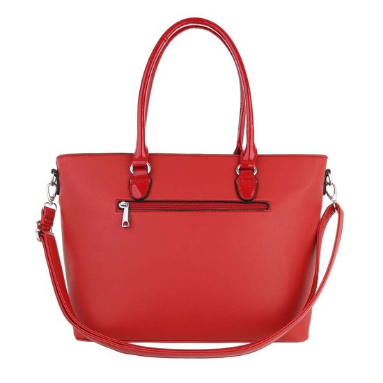 Classy rode schopperbag.