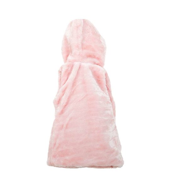 Rose fleece bodywarmer voor meisjes.