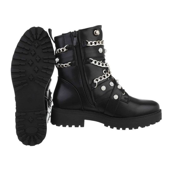Zwarte kinky boot Bonny.