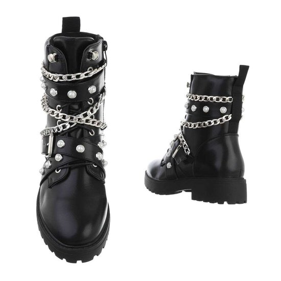 Zwarte kinky boot Bonny.