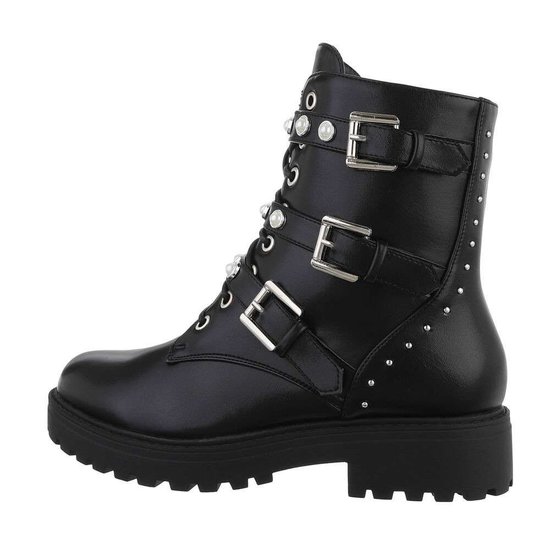 Stoere zwarte boot Meya.