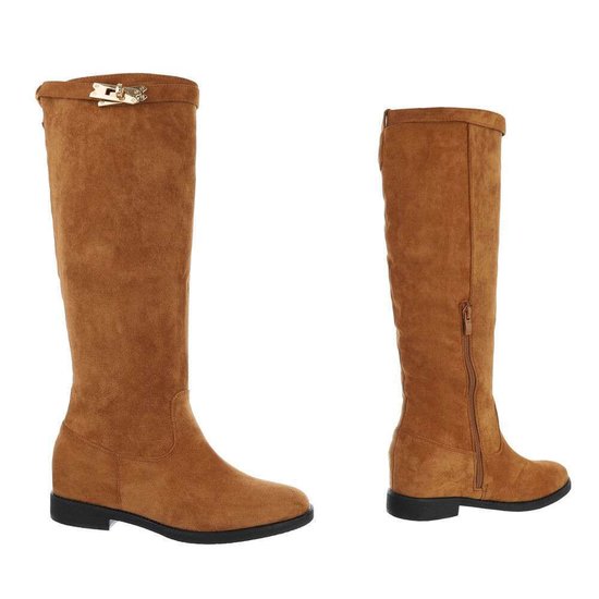Classy hoge camel daimen laars Karolina.