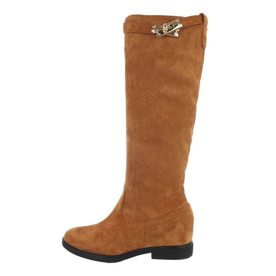 Classy hoge camel daimen laars Karolina.