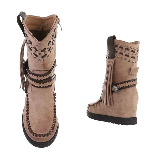 Nude western winterboot Anoki.