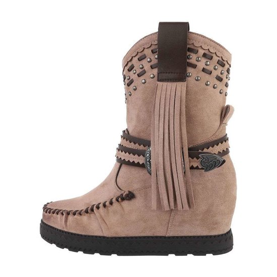 Nude western winterboot Anoki.