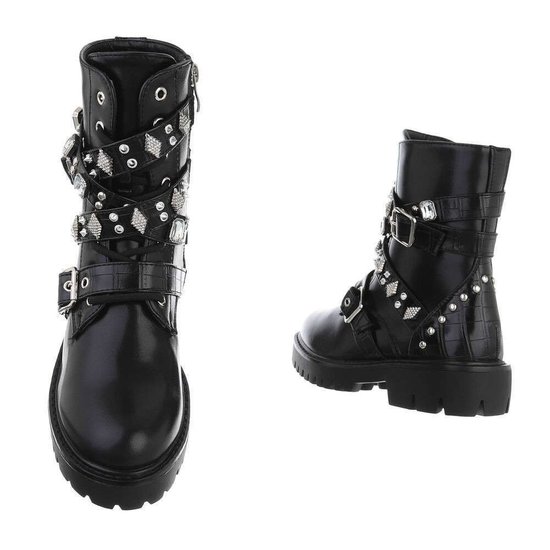 Zwarte fashion boot Giorgia.