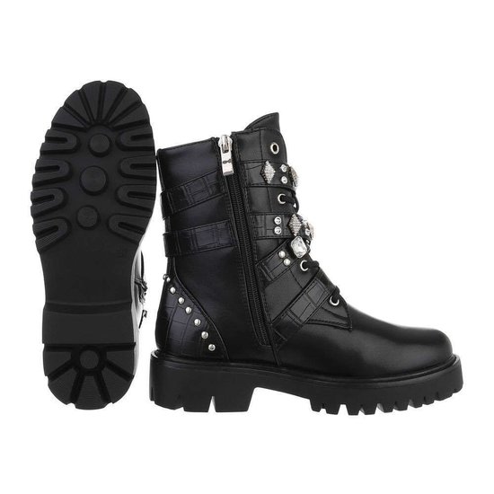 Zwarte fashion boot Giorgia.