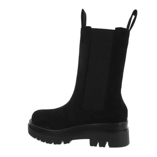 Halfhoge zwarte Chelsea boot Ciara.