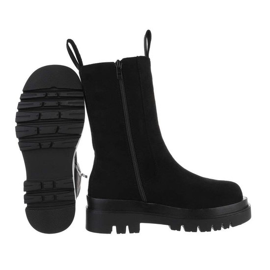 Halfhoge zwarte Chelsea boot Ciara.