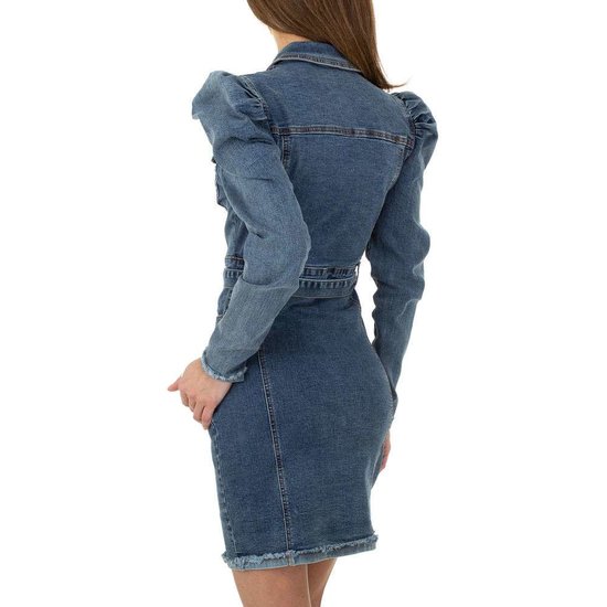 Fashion bodycon jeans jurk.