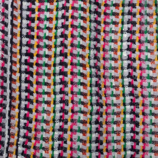 Trendy mixed coloured xxl grijze sjaal.