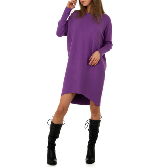 Trendy lila oversized truijurk.