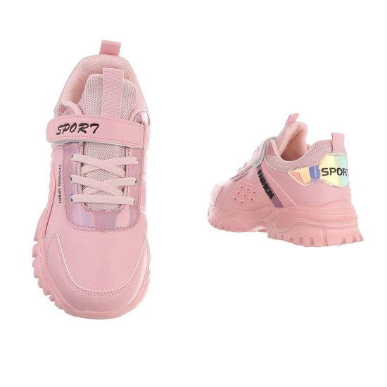 Trendy rose meisjes sneaker Suus.