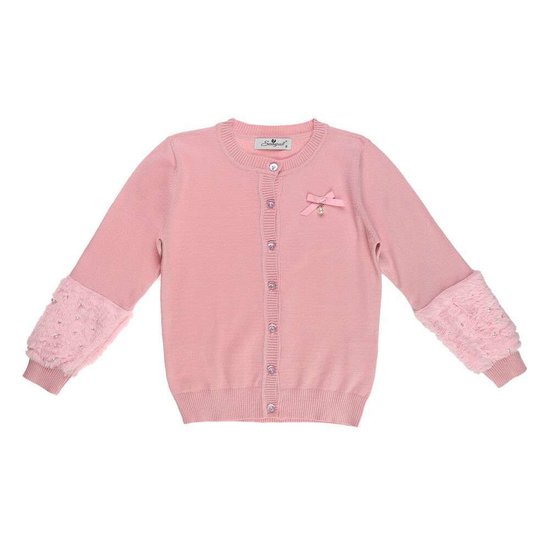 Trendy licht rose meisjes pullover.SOLD OUT