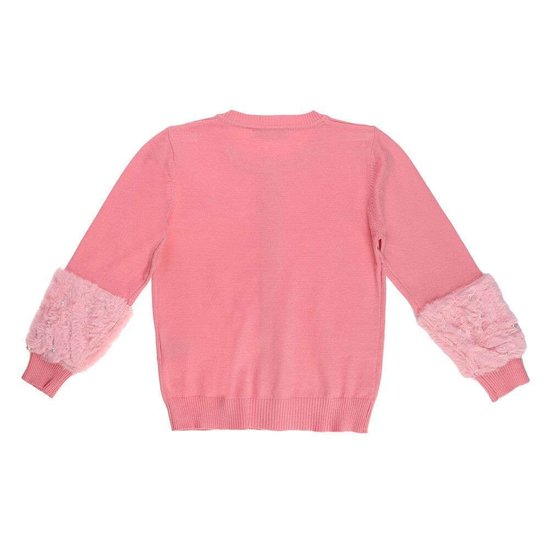 Trendy rose meisjes pullover.