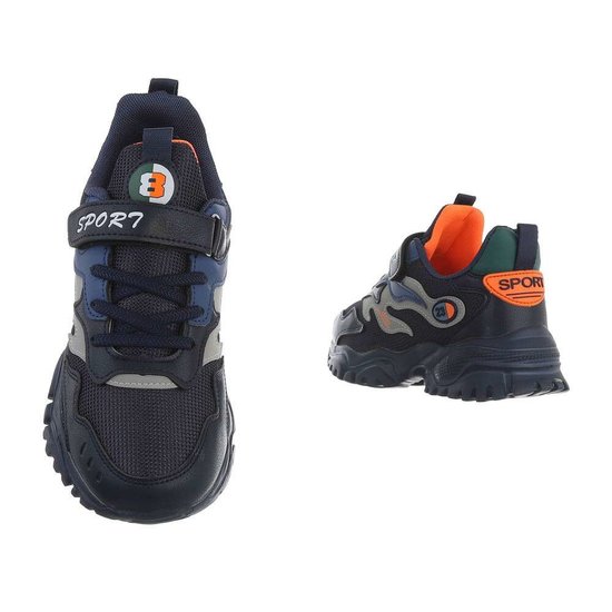 Coole jongens blauwe sneaker Seppe.