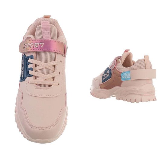 Trendy rose mix meisjes sneaker Stansie.