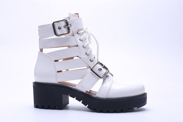 Trendy witte sandaal-boot Runa