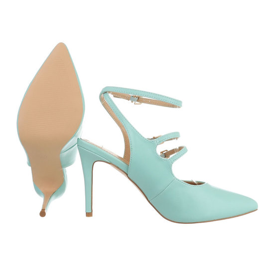 Elegante turqouise pump Inis.