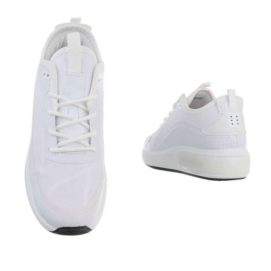 Witte hoge sneaker Evy.
