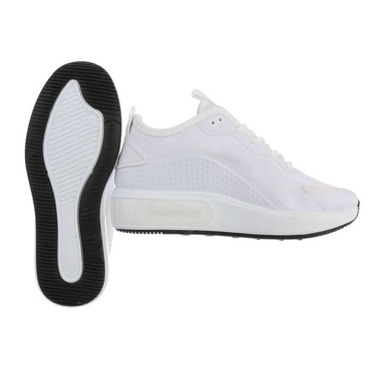 Witte hoge sneaker Evy.