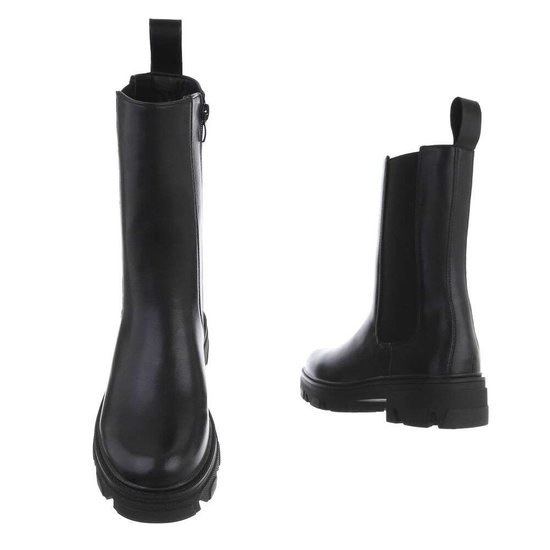 Trendy zwarte Chelsea boot Sirina.