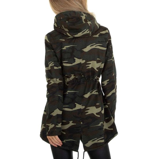 Midseason camou parka.