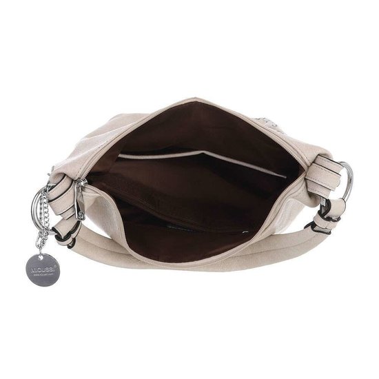 Kleine grijze shopperbag.