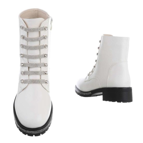 Witte boot Sidi.