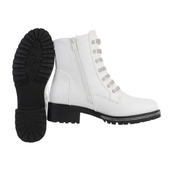 Witte boot Sidi.