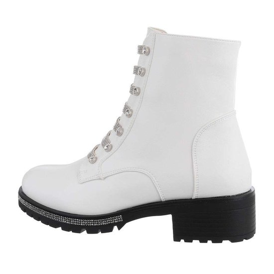 Witte boot Sidi.