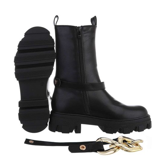 Chelsea boot zwart Lalia.