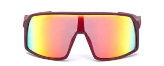Fashion bruine ski-cycling zonnebril.