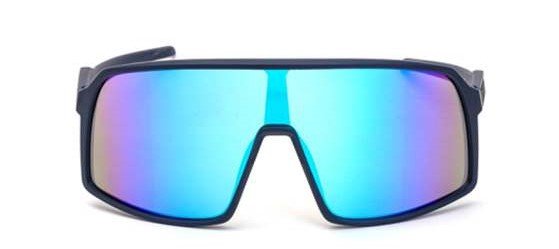 Fashion zwarte ski-cycling zonnebril.