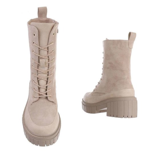 Beige daimen boot Karsley.