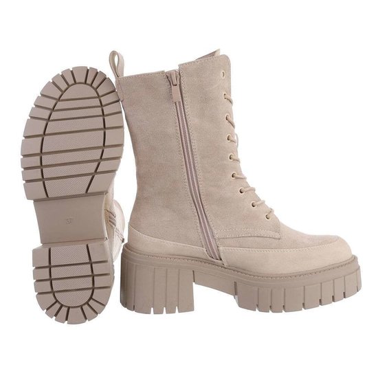 Beige daimen boot Karsley.