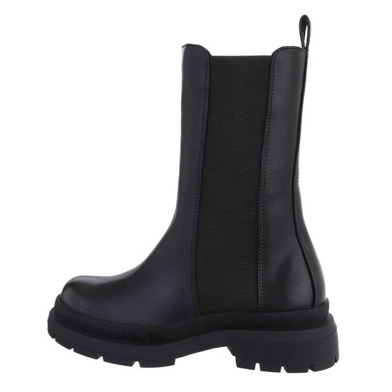 Trendy zwarte Chelsea boot Zamora.