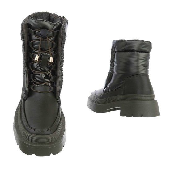 Groene snowboot Lakia.