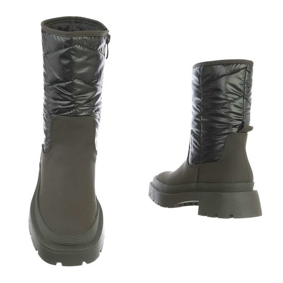 Groene snowboot Paquita.