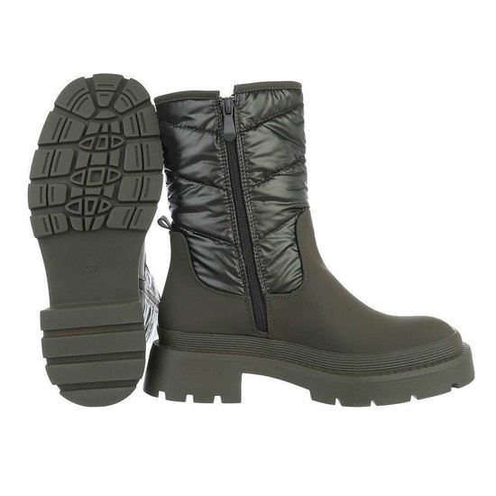 Groene snowboot Paquita.