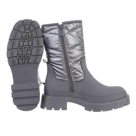 Grijze snowboot Paquita.