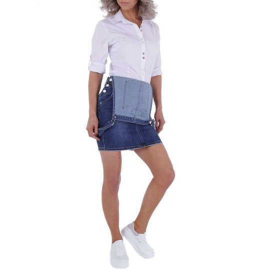 Trendy jeans salopet-rok.