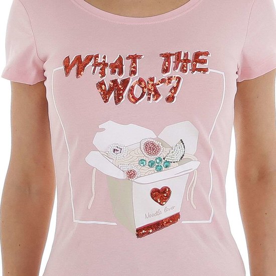 Rose T-shirt What The Wok.