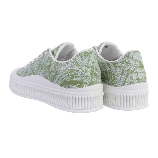 Trendy groene lage sneaker Vita.