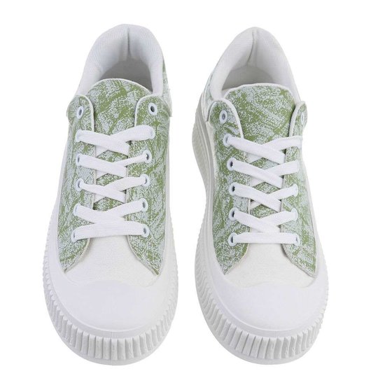 Trendy groene lage sneaker Vita.