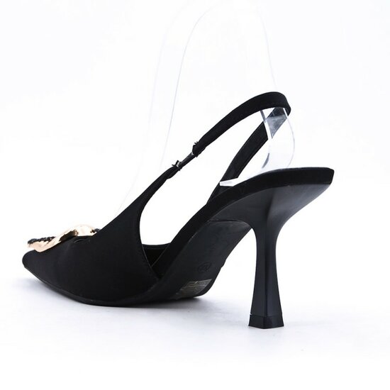 Zwarte elegante pump Sevina.
