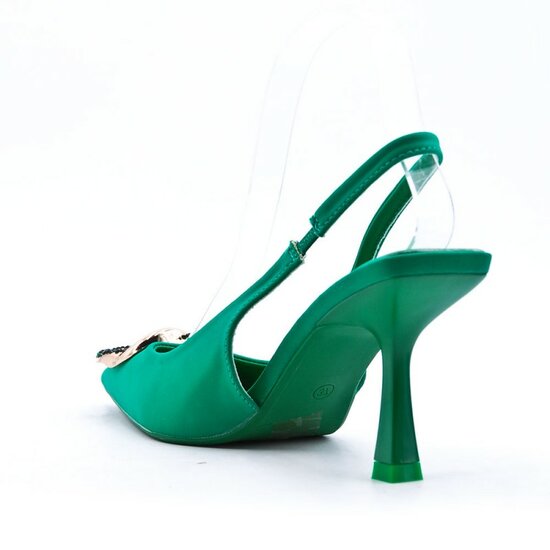 Groene elegante pump Sevina.